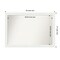 Amanti Art Non-Beveled Wall Mirror, Vanity White Narrow Frame